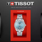 TISSOT T-Classic PR Chic Light Blue Dial Stainless Steel Strap - T101.910.11.351.00