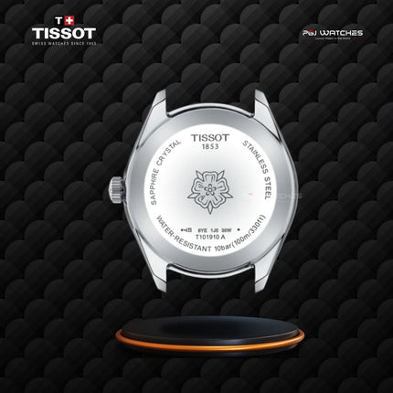 TISSOT T-Classic PR Chic Light Blue Dial Stainless Steel Strap - T101.910.11.351.00