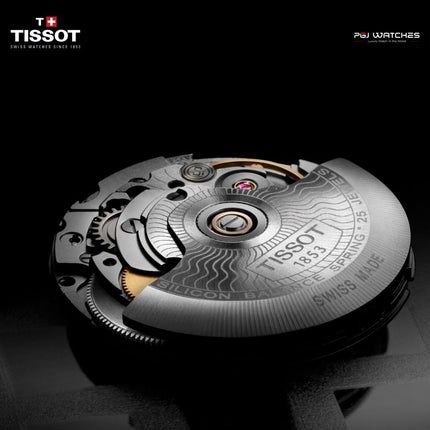 TISSOT T Sport Seastar 1000 Powermatic Silicium Blue Dial Silver Steel Strap - T120.407.11.041.01