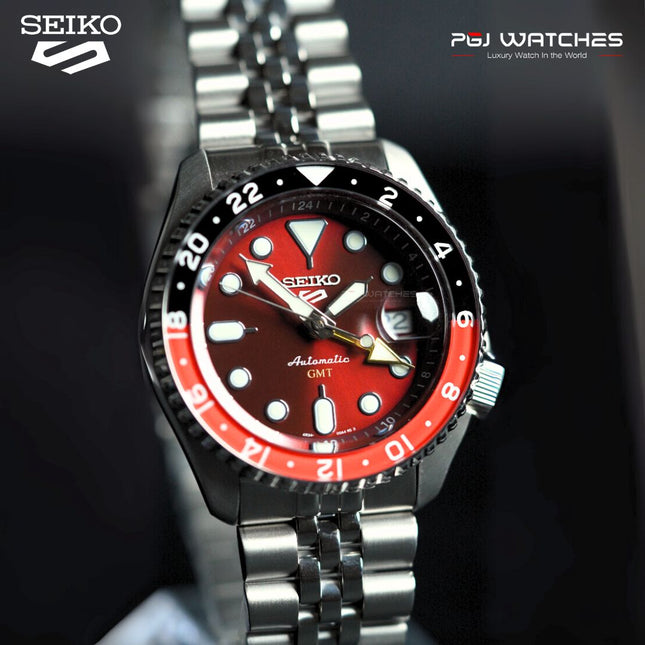 SEIKO 5 GMT Passion Red Limited Edition 5 Sports - SSK031K1