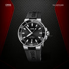 ORIS Aquis Date Black Dial Black Rubber - 01.733.7730.4134.07.4.24.64EB