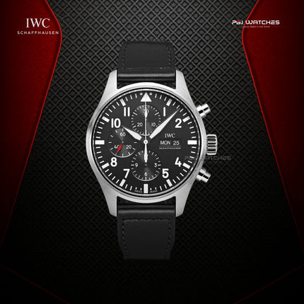 IWC Pilot's Watch Chronograph 43mm Black Dial - IW377709