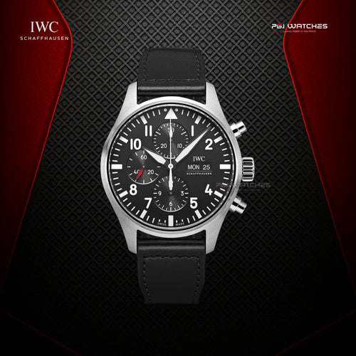 IWC Pilot's Watch Chronograph 43mm Black Dial - IW377709