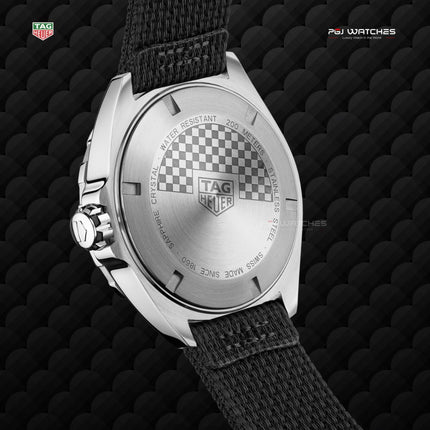TAG HEUER Formula 1 Quartz Orange Dial Black Strap Men's Watch - WAZ101A.FC8305