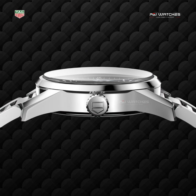 TAG HEUER  Carrera Automatic 41mm Black Dial Steel - WAR201A.BA0723