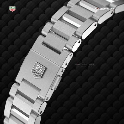 TAG HEUER  Carrera Automatic 41mm Black Dial Steel - WAR201A.BA0723