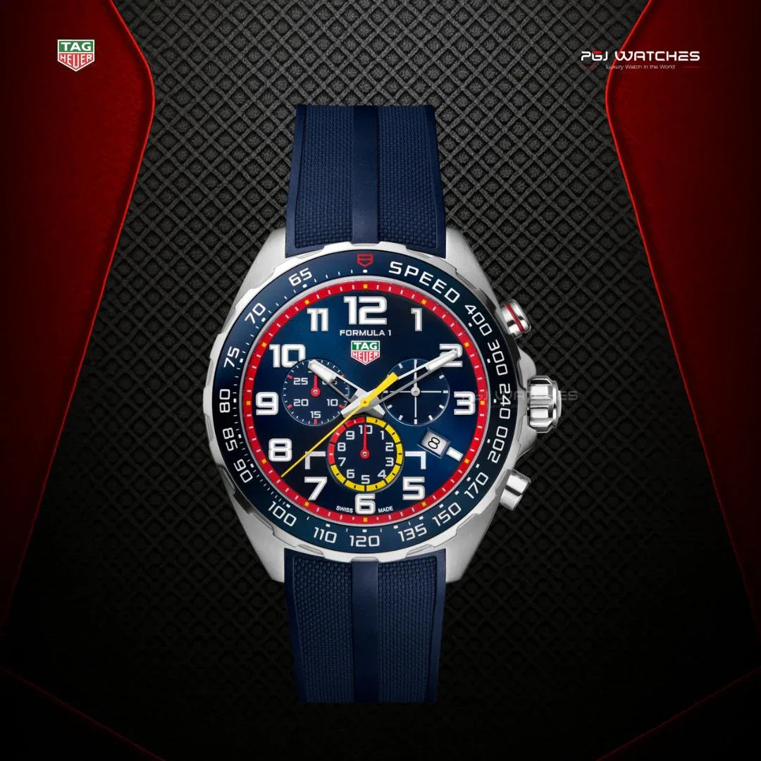 TAG HEUER Formula 1 Chronograph x Red Bull Racing Rubber Special Edition - CAZ101AL.FT8052 - PGJ Watches