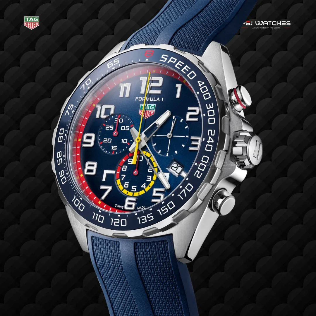 TAG HEUER Formula 1 Chronograph x Red Bull Racing Rubber Special Edition - CAZ101AL.FT8052 - PGJ Watches