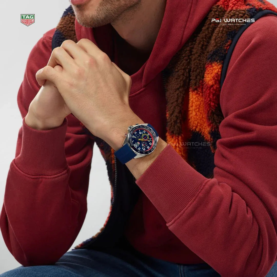 TAG HEUER Formula 1 Chronograph x Red Bull Racing Rubber Special Edition - CAZ101AL.FT8052 - PGJ Watches