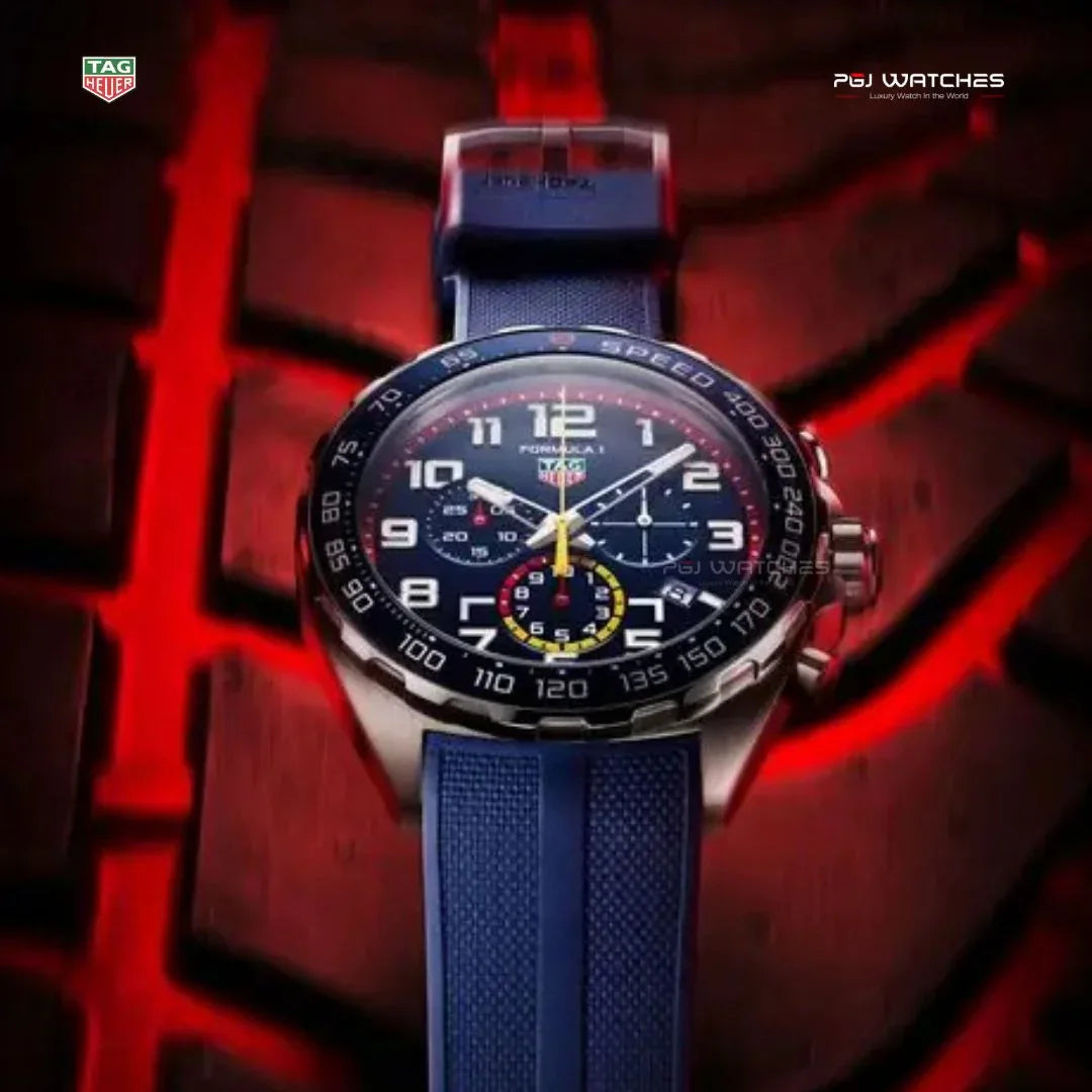 TAG HEUER Formula 1 Chronograph x Red Bull Racing Rubber Special Edition - CAZ101AL.FT8052 - PGJ Watches