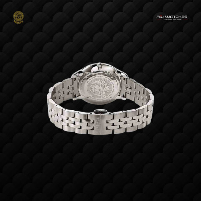 VERSACE V-Urban Silver Stainless Steel Blue Dial Quartz - VELQ00419
