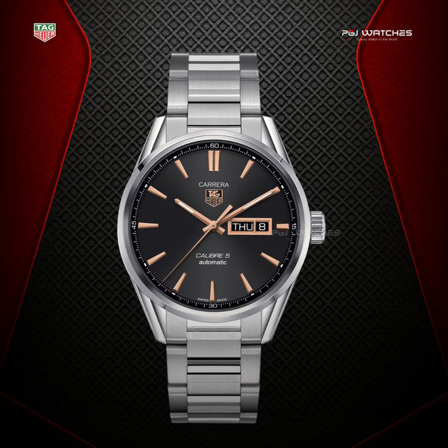 TAG HEUER Carrera Dial Black Steel - WAR201C.BA0723