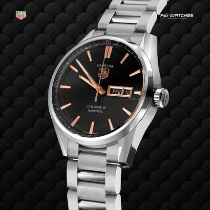 TAG HEUER Carrera Dial Black Steel - WAR201C.BA0723