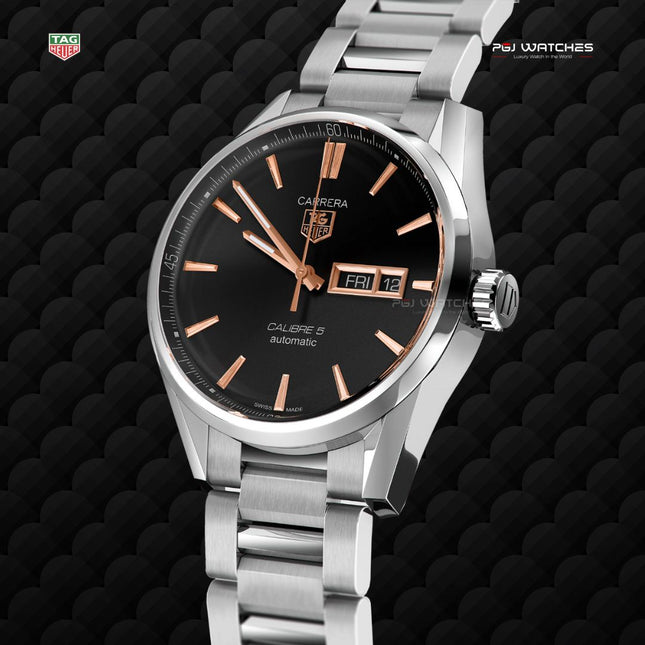 TAG HEUER Carrera Dial Black Steel - WAR201C.BA0723