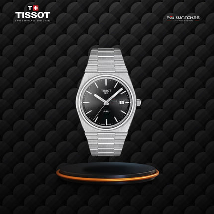 TISSOT PRX 40mm T-Classic Black Dial Stainless Steel Strap - T137.410.11.051.00