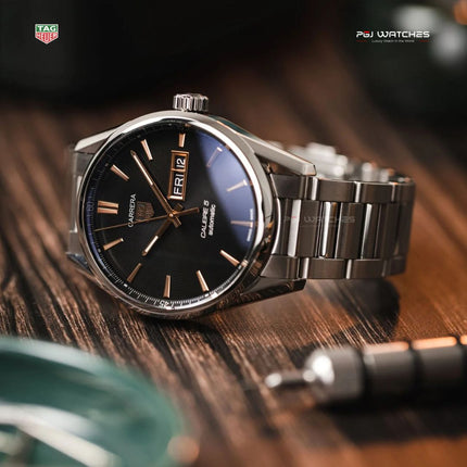 TAG HEUER Carrera Dial Black Steel - WAR201C.BA0723