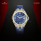 MAURICE LACROIX Aikon Gents Quartz 42mm Blue Dial Two-Tone Steel/Gold PVD - AI1008-PVY11-432-1