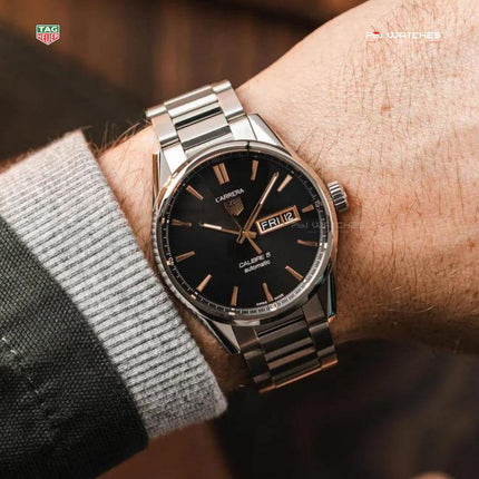 TAG HEUER Carrera Dial Black Steel - WAR201C.BA0723