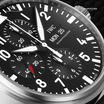 IWC Pilot's Watch Chronograph 43mm Black Dial - IW377709