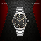 LE JOUR Seacolt Diver Black Dial Stainless Steel - LJ-SCD-001