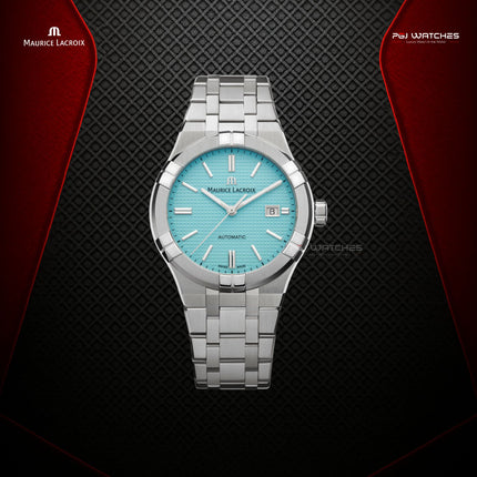 MAURICE LACROIX AIKON Automatic Limited Summer Edition 42mm Tanager Turquoise Dial - AI6008-SS00F-431-C