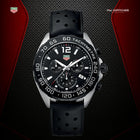 TAG HEUER Formula 1 Chronograph Black Dial Black Rubber Strap - CAZ1010.FT8024