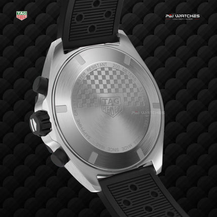 TAG HEUER Formula 1 Chronograph Black Dial Black Rubber Strap - CAZ1010.FT8024