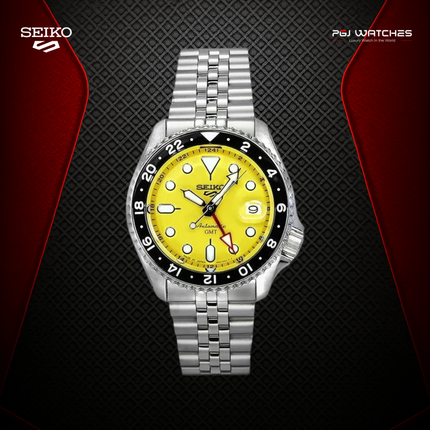 SEIKO 5 Sports GMT “SKX” Yellow Dial - SSK017K1