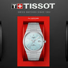 TISSOT PRX Powermatic 80 40mm T‑Classic Ice Blue Dial Stainless Steel Bracelet - T137.407.11.351.00
