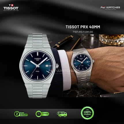 TISSOT PRX Blue Dial Stainless Steel 40mm Quartz - T137.410.11.041.00