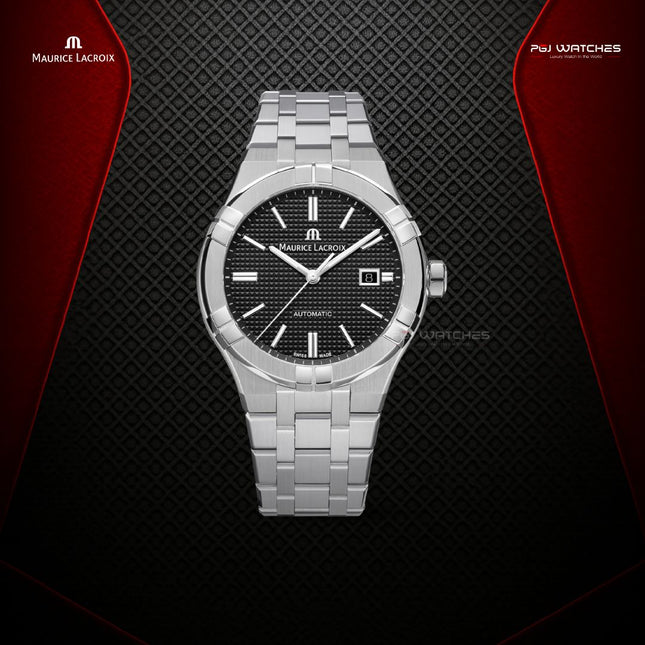 MAURICE LACROIX Aikon Automatic 39mm Black Dial Stainless Steel - AI6008-SS002-330-1
