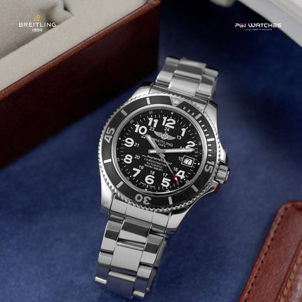 BREITLING Superocean II 44 Automatic Black Dial Stainless Steel - A17392D71B1A1