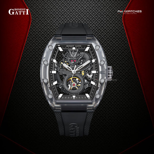 BONEST GATTI Mirror Hollow Out Mechanical watch - BG9980-A