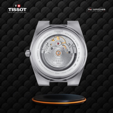 TISSOT PRX Powermatic 80 40mm T‑Classic Ice Blue Dial Stainless Steel Bracelet - T137.407.11.351.00