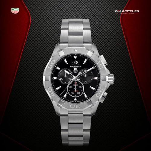 TAG HEUER Aquaracer Quartz 43mm Steel - CAY1110.BA0927