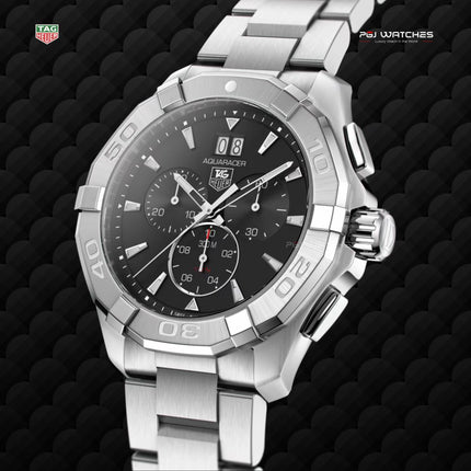 TAG HEUER Aquaracer Quartz 43mm Steel - CAY1110.BA0927