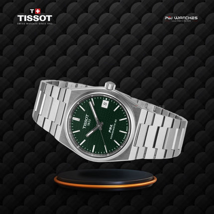 TISSOT PRX Powermatic 80 40mm T‑Classic Green Dial Stainless Steel Bracelet - T137.407.11.091.00
