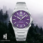Lucky Harvey Purple Dial Big Date Chiming Automatic