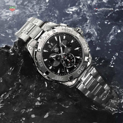 TAG HEUER Aquaracer Quartz 43mm Steel - CAY1110.BA0927