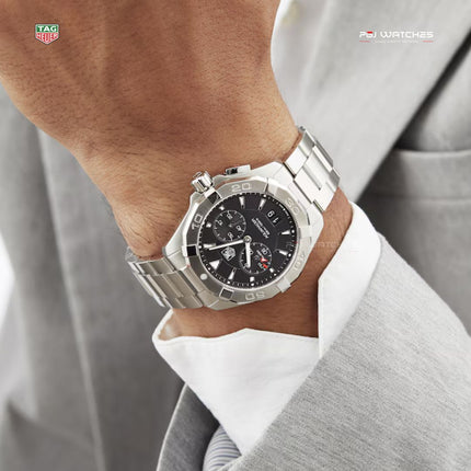 TAG HEUER Aquaracer Quartz 43mm Steel - CAY1110.BA0927