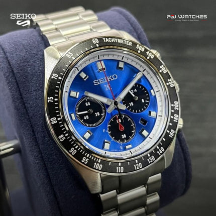 SEIKO Prospex Solar Chronograph Blue Dial Stainless Steel Strap – SSC931