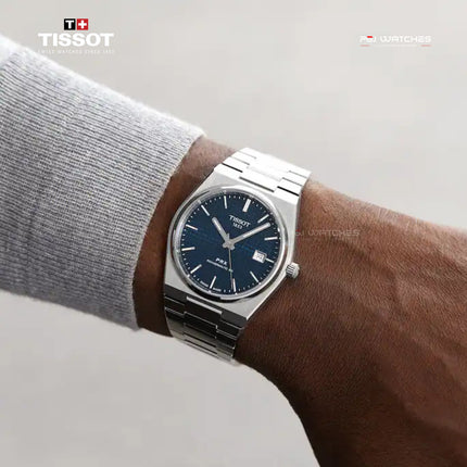 TISSOT PRX Powermatic 80 40mm T‑Classic Blue Dial Stainless Steel Bracelet - T137.407.11.041.00