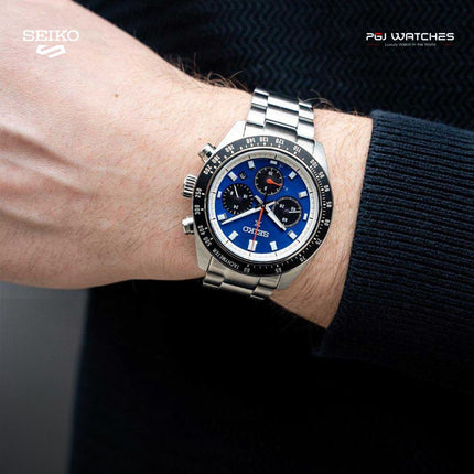 SEIKO Prospex Solar Chronograph Blue Dial Stainless Steel Strap – SSC931