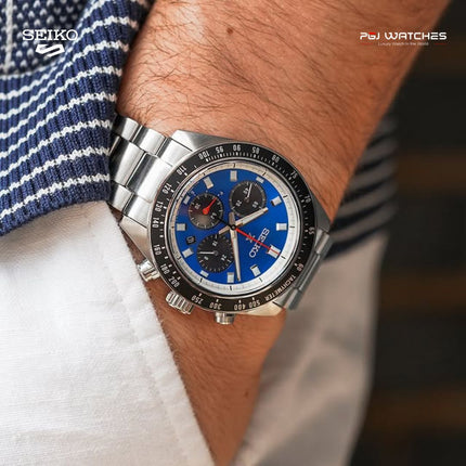 SEIKO Prospex Solar Chronograph Blue Dial Stainless Steel Strap – SSC931