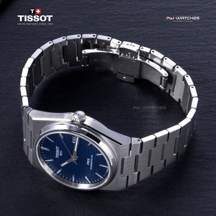 TISSOT PRX Powermatic 80 40mm T‑Classic Blue Dial Stainless Steel Bracelet - T137.407.11.041.00