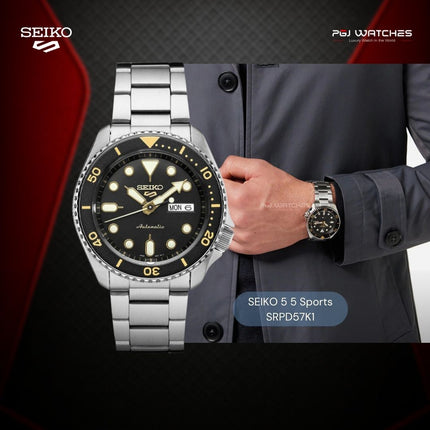 SEIKO 5 Sports Automatic Blue Dial - SRPD57K1
