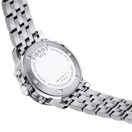 Tissot PRC 200 Chronograph 43mm T-Sport Black Dial Stainless Steel Strap - T114.417.11.057.00
