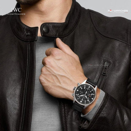 IWC Pilot's Watch Chronograph 43mm Black Dial - IW377709