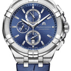 MAURICE LACROIX AIKON Quartz Chronograph 44mm Blue Dial - AI1018-SS001-430-1