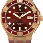 MAURICE LACROIX AIKON Automatic Bronze Red Dial Rubber Strap Limited Edition – AI6058-BRZ6B-530-6